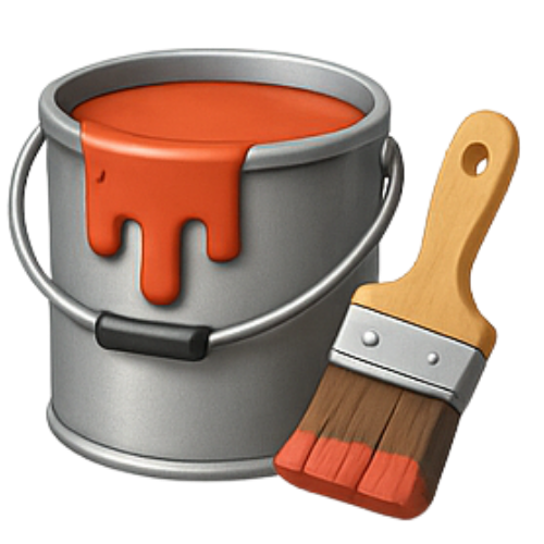 High-quality paints, primers, wood finishes, waterproof coatings, enamel, and textures available at Bhudev Hardware for interior and exterior use.